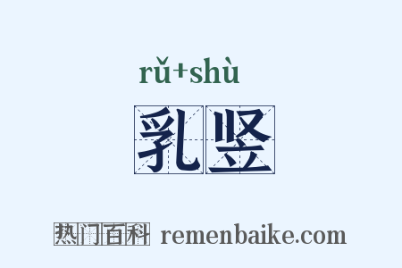 乳竖是什么意思的图片
